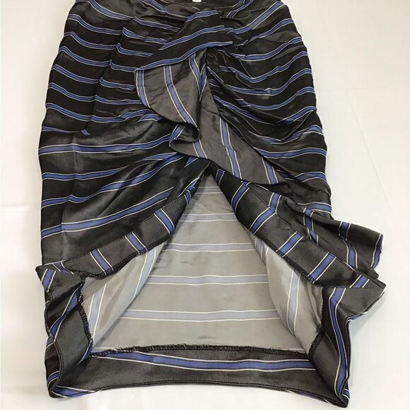 VERONICA BEARD Blue Drew Cascade Ruffle Pencil Skirt New Size 2 - Picture 6 of 10